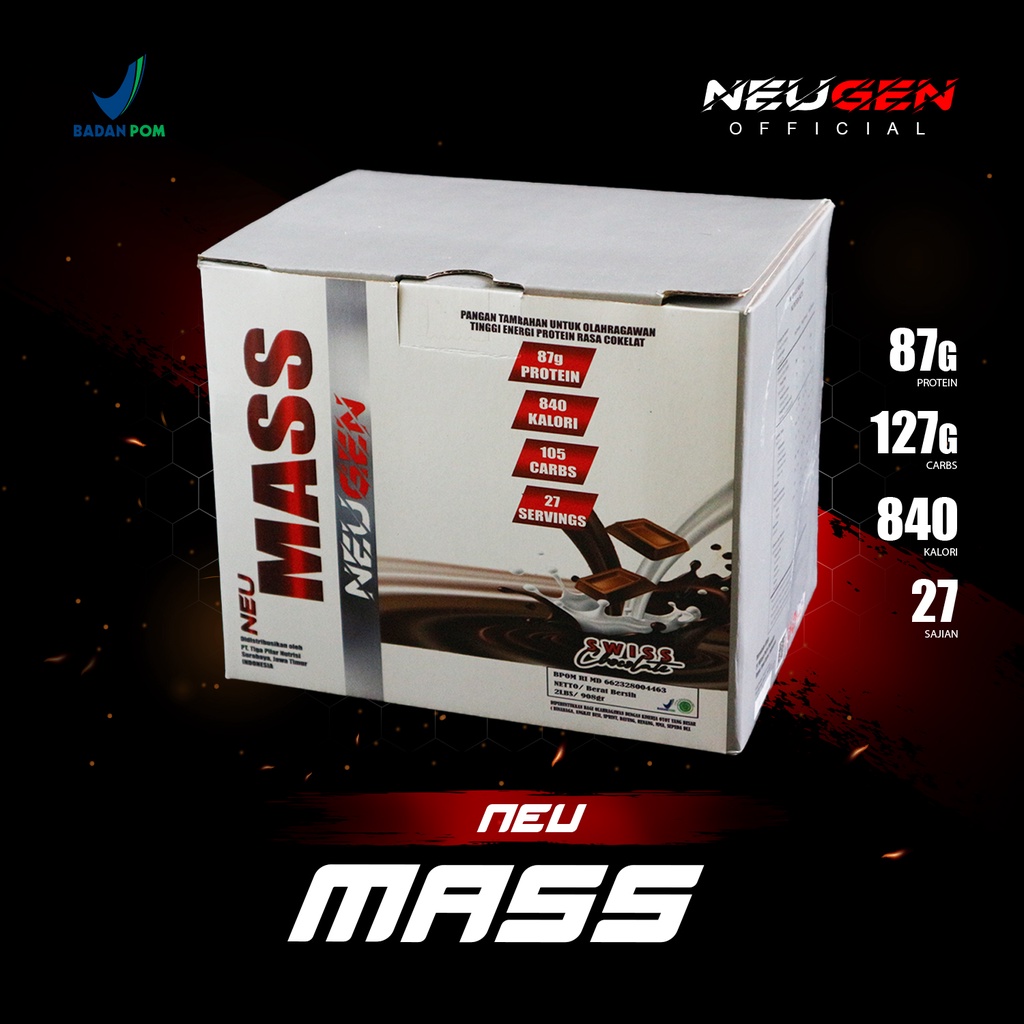 Neugen Sports Neu Mass 2 Lbs Weigth Gainer 27 Serving