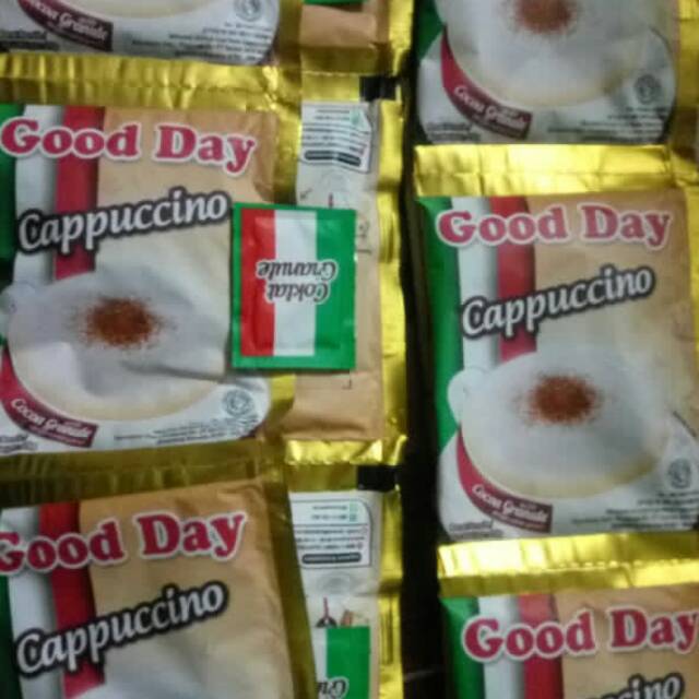 

kopi Good Day Cappuccino Satu Sachet