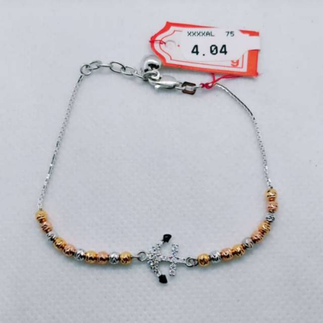 Gelang rantai emas 75 jangkar