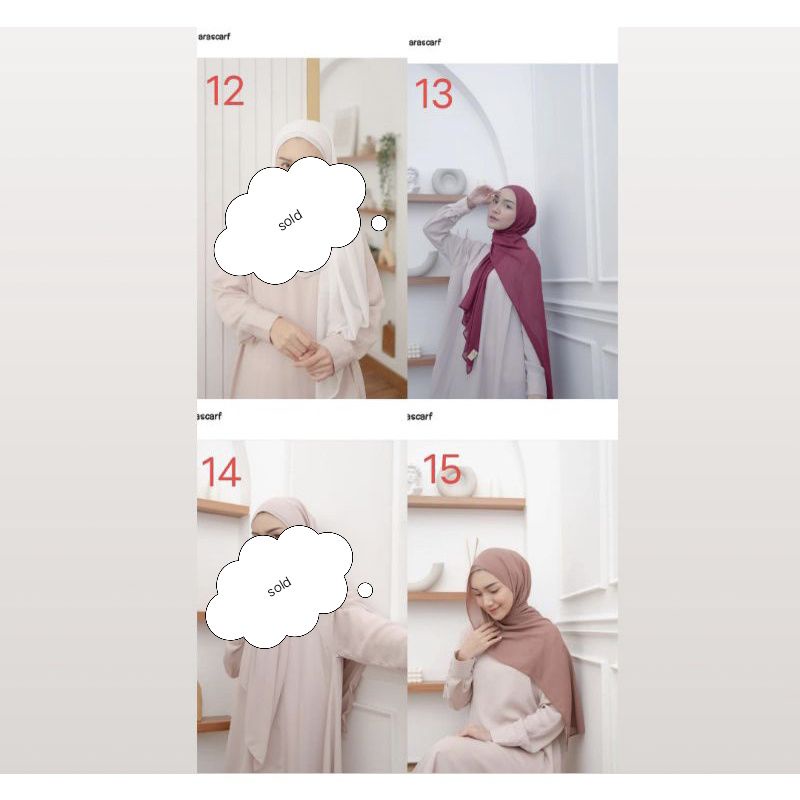 Melody Scarf by Arascarf x Melody Prima - zara tea carra