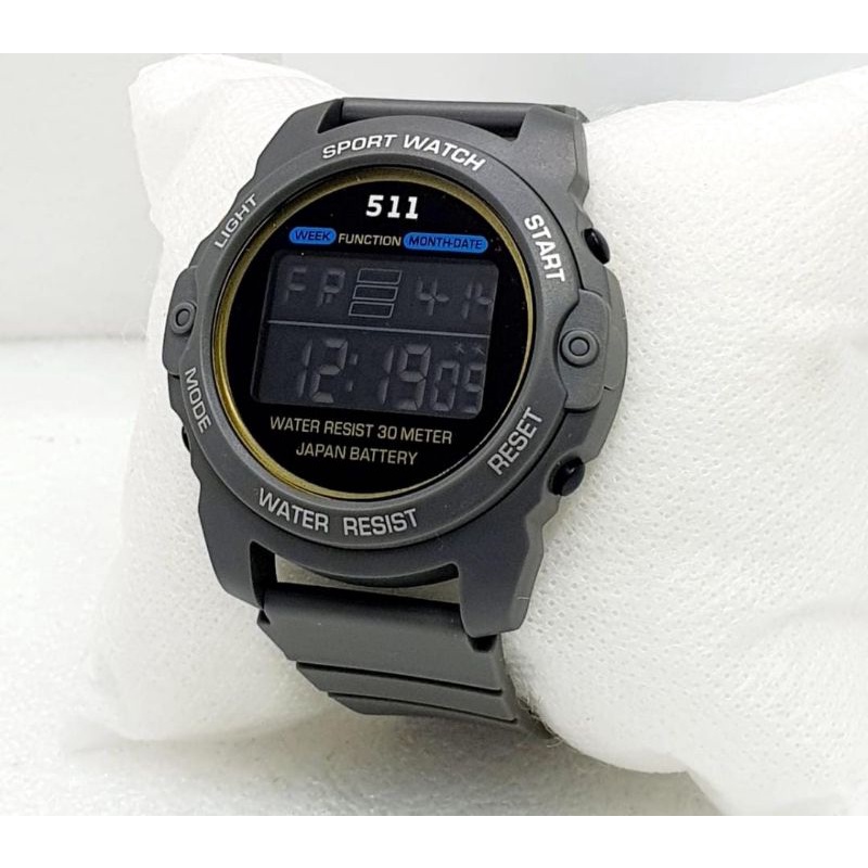 Jam Netizen Jam Tangan Skymax Jam Tangan Pria Tahan Air Menyelam Jam Tangan Couple Sepasang Free Baterai Box Analog Baterai Jam Tangan Waterproof-511 ABU