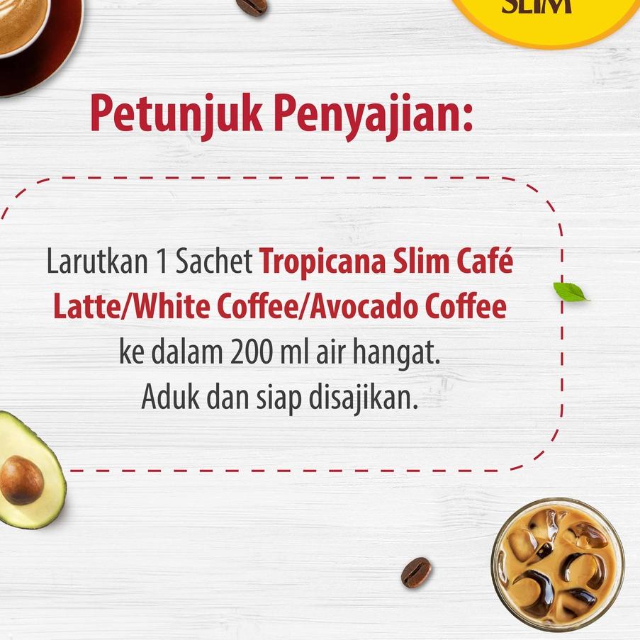 

TERLARIS Paket Coffee Time - Tropicana Slim Cafe Latte + Tropicana Slim White Coffee - Kopi Bebas Gula 