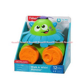 Fisher Price Walk Whirl Monster Mainan Roda Untuk Bayi Balita