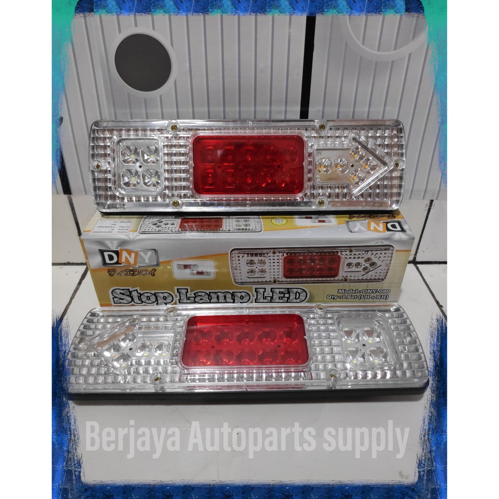 Lampu Rem Belakang Komplit /Stop lamp Assy Mitsubishi L300  MODEL  LED 12V 1SET(2PC)