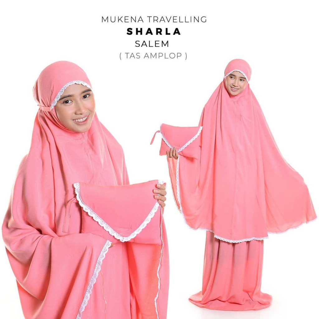 Mukena Dewasa Travelling Rayon Polos