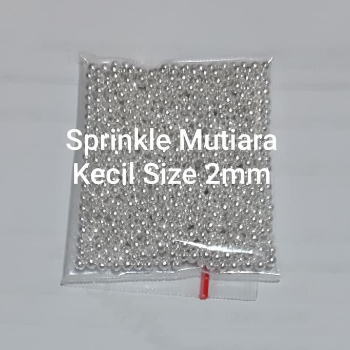 

Ahbbsu Sprinkle Mutiara Silver Warna Warni Spikel Trimit Gula Hiasan Kue Sasu