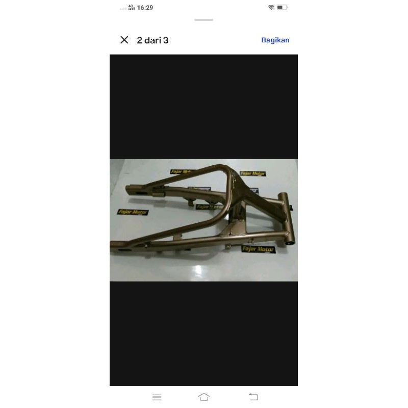 SWING ARM ORI KAWASAKI NINJA 150 RR GOLD