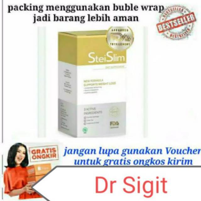 Pelangsing herbal SteiSlim original @apotikcikini