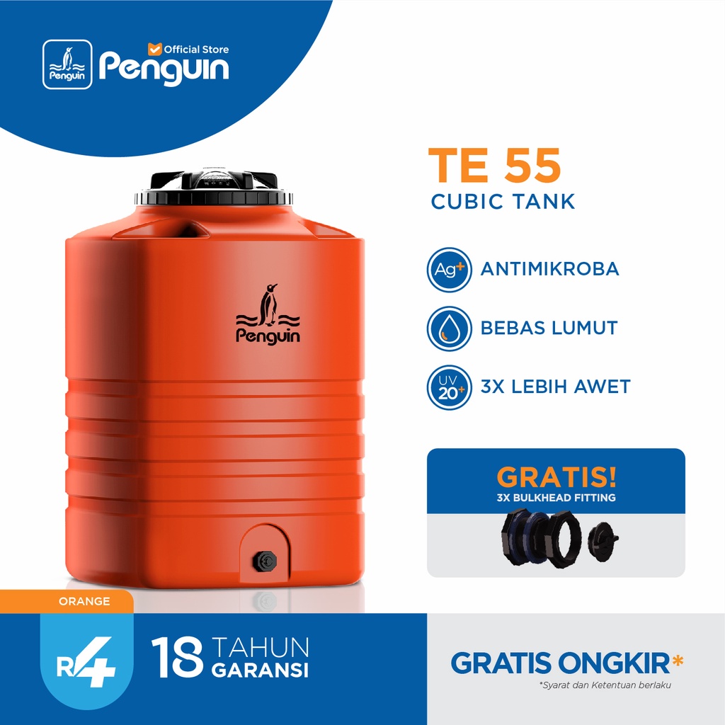 Penguin Tangki | Toren | Tandon Air Kubik 500 liter TE 55