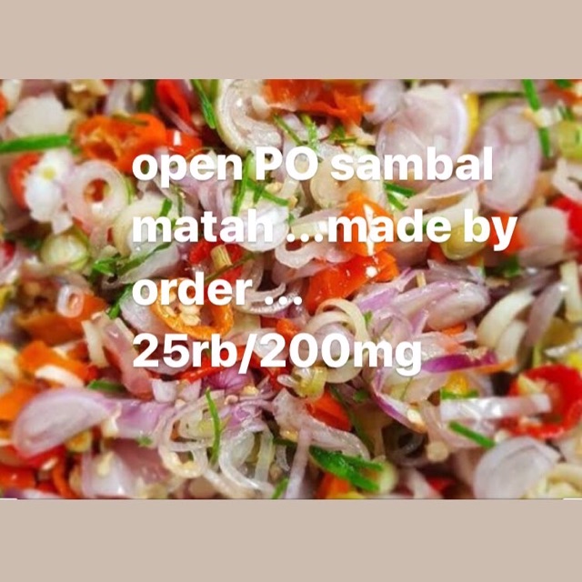 

SAMBAL MATAH BALI FRESH