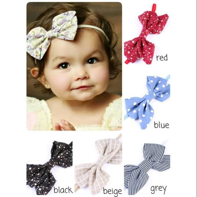 BANDANA BANDO PITA ANAK BAYI BABY HEADBAND HAIRBAND MURAH DISKON