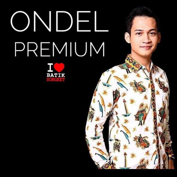 katun ondel bahan kain batik adat betawi monas jakarta halus premium