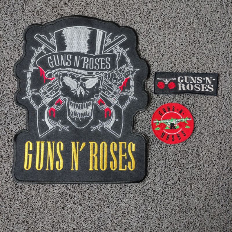 Backpatch GNR isi 3 Emblem Bordir Kualitas Premium