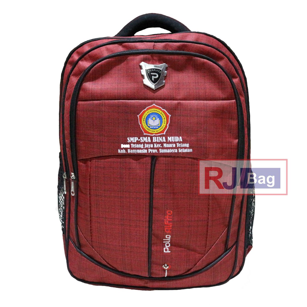 Ransel Custom Sablon Grosir Kerja Dinas Tas Gendong Polo Alfito Punggung Laptop Grosir Termurah Seminar Kit Diklat Souvenir Murah Bagus Awet Kuat