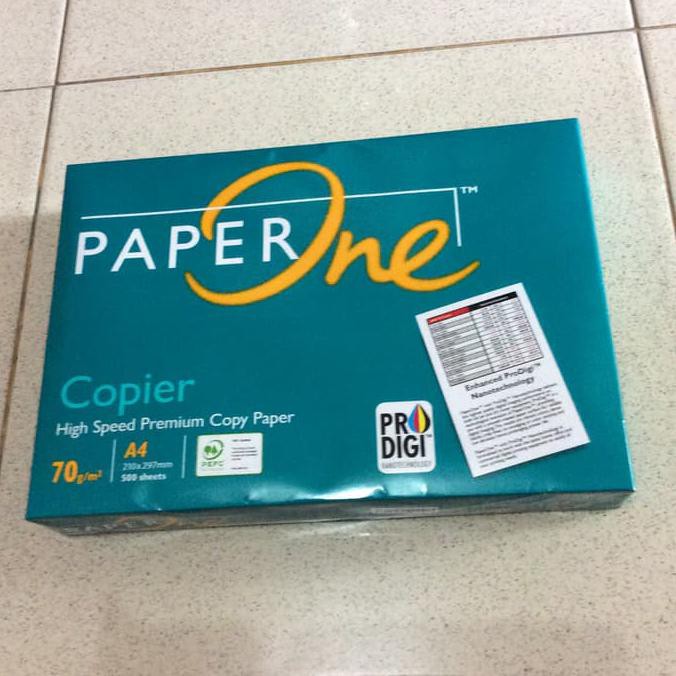 

KERTAS A4 70GR PAPER ONE KODE 1211