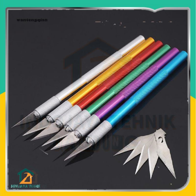 

Pen Cutter Atau Pisau Presisi untuk Ukir atau Keperluan Airbrush, cuting stiker , dekorasi dan lain lain