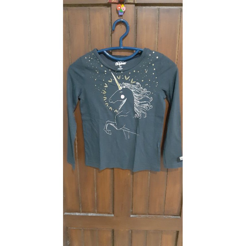 kaos lengan panjang oshkosh anak cewek