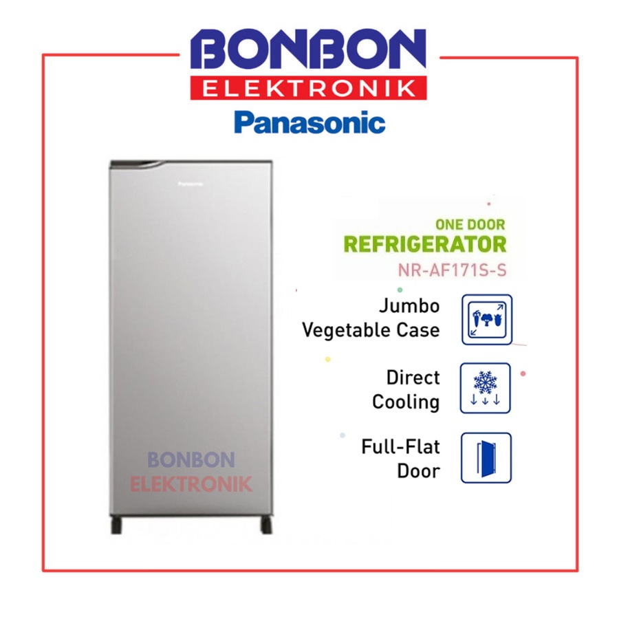 Panasonic Kulkas 1 Pintu NR-AF171S-S 155L Silver