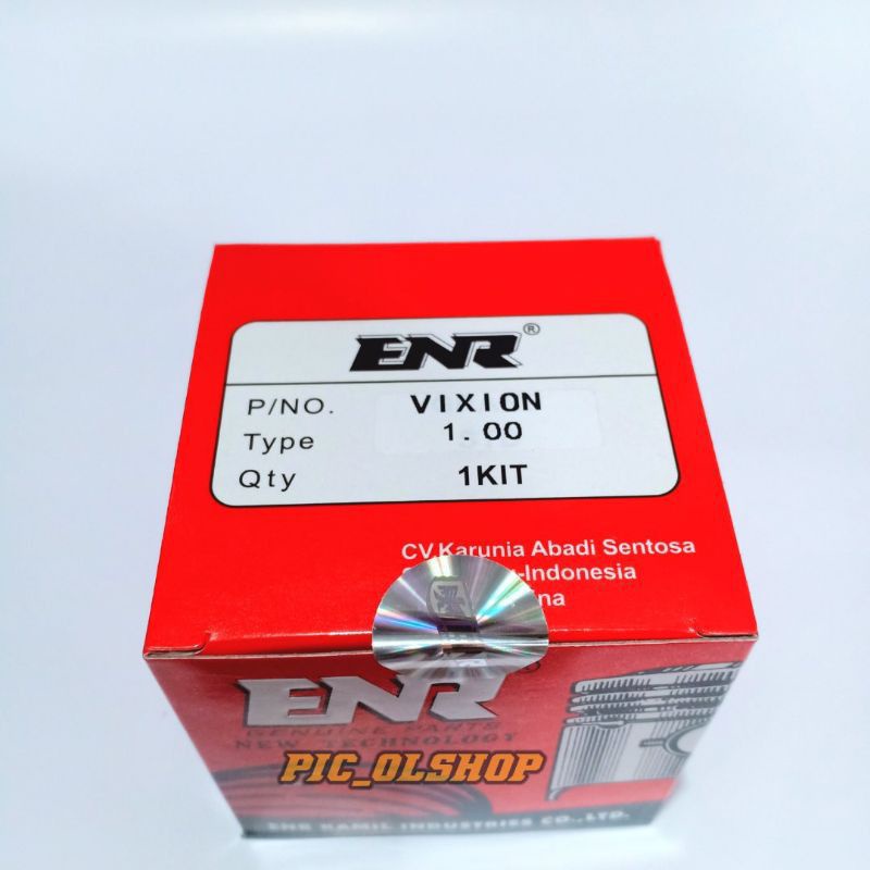 Piston Kit Set Yamaha VIXION Old Lama Ukuran Os : STD - 0.50 - 1.00 - 2.00  Original ENR-3