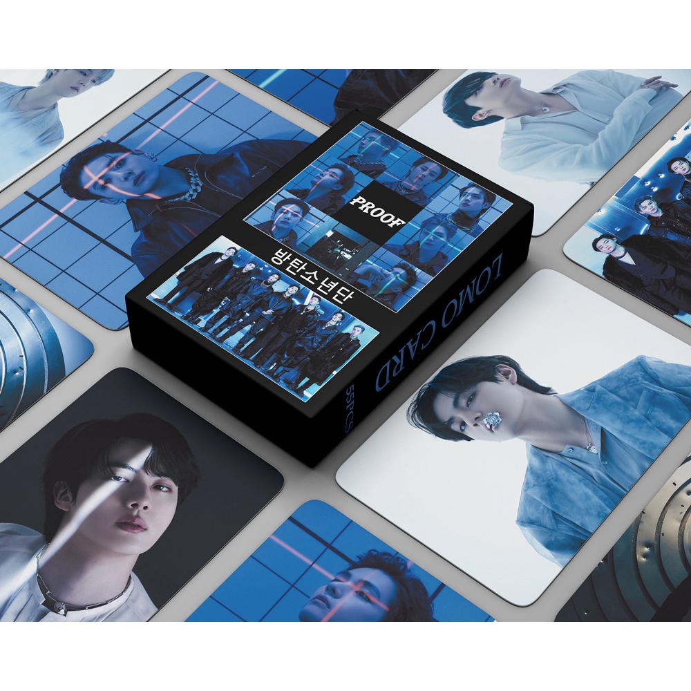 55pcs Kartu Lomo Foto KPOP BTS Untuk Koleksi