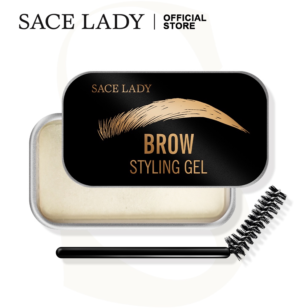 SACE LADY Sabun Alis Styling Tidak Berwarna Alis Lilin Kosmetik Riasan Mata