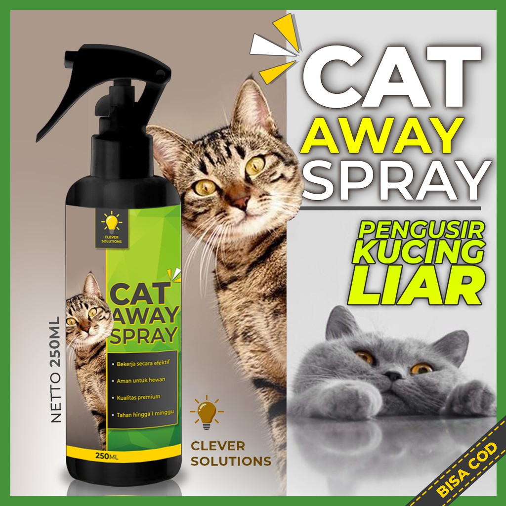 Pengusir Kucing Cat Repellent Spray Anti Kucing Cairan Pengusir Kucing Liar Ampuh dan Praktis 250 ML