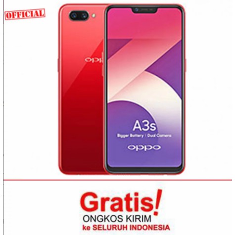OPPO A3S - Red - Ram 2GB - 16GB