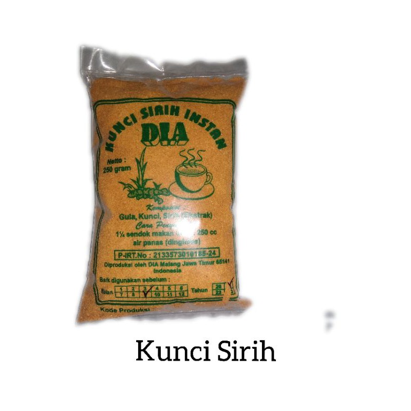 

KUNYIT SIRIH ISNTAN DIA 250gr