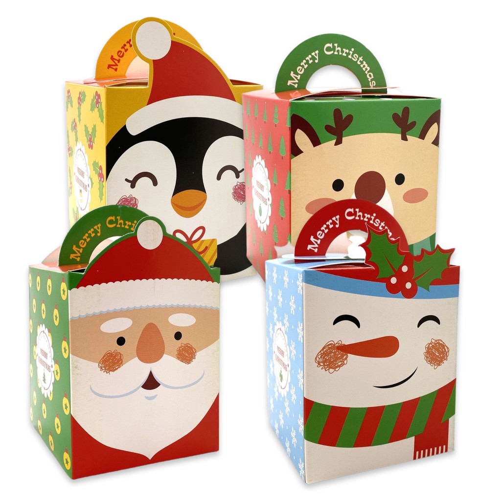 

Scoop Kotak Natal / Gift Box Goodie Bag Santa Hijau 8.5x8.5x10cm 60390600