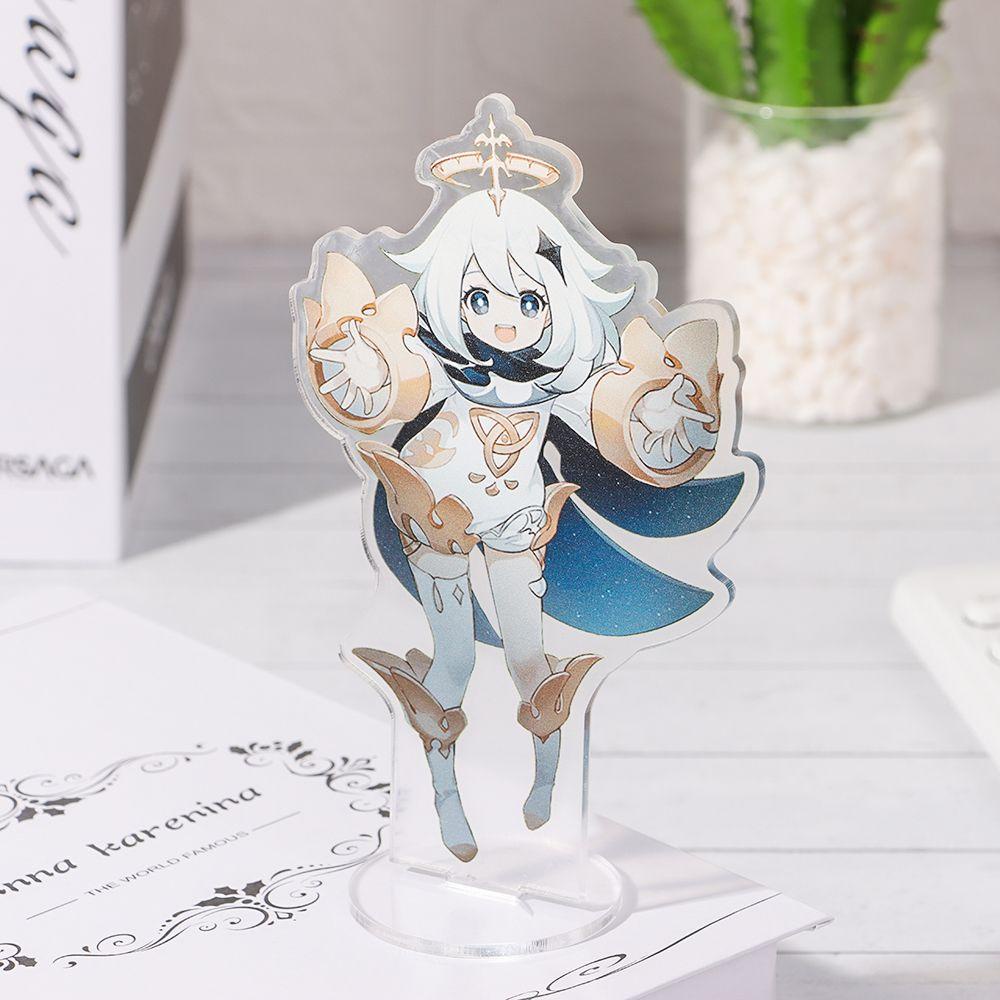 Populer Genshin Stand Model Desk Decor Akrilik Xiao Venti Anime Jepang