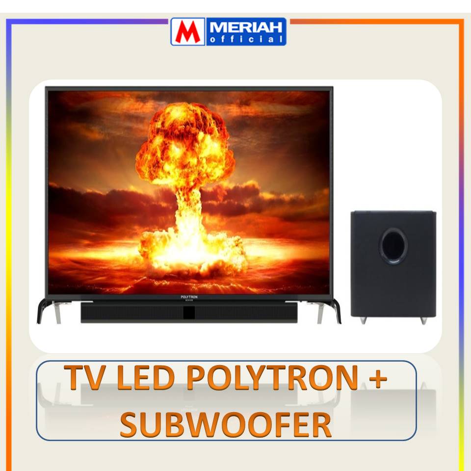 TV LED POLYTRON SUBWOOFER UKURAN 50 INCHI TIPE PLD-50B870