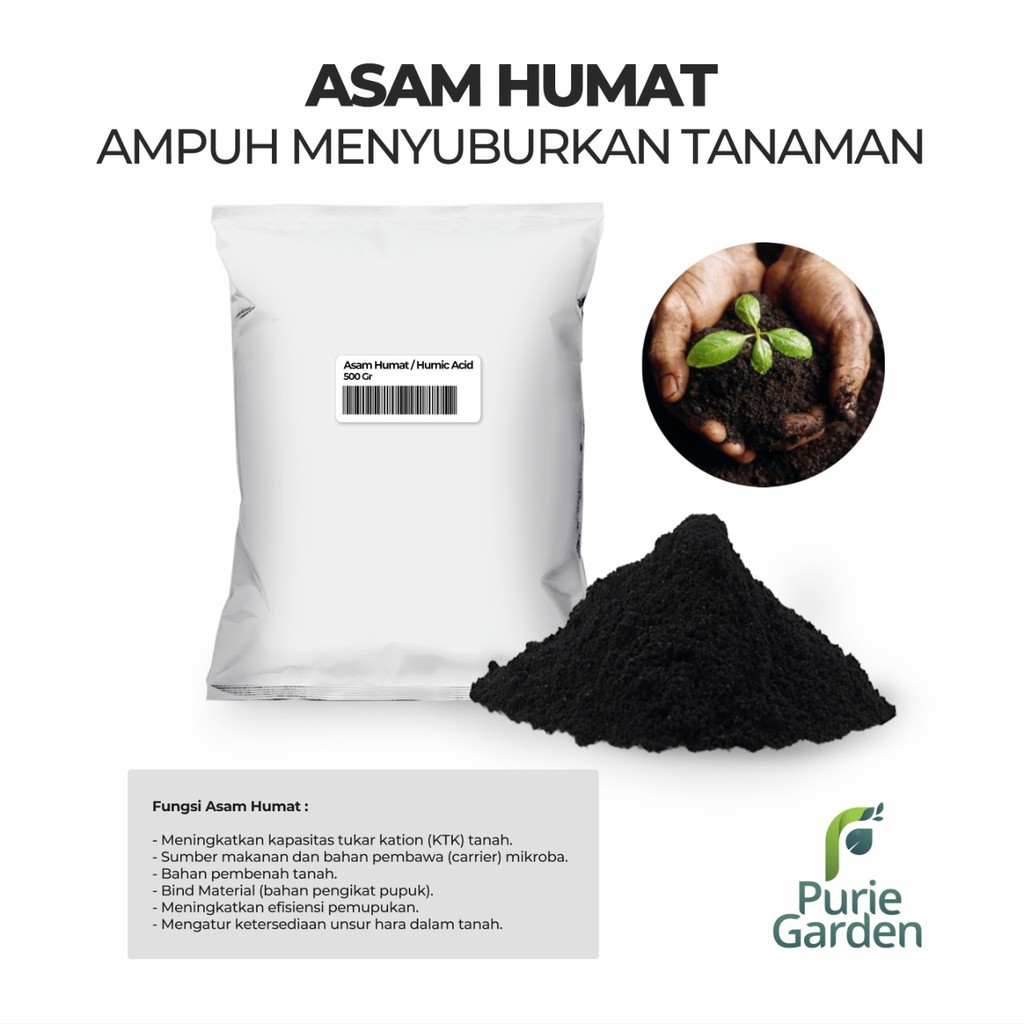 Asam Humat / Humic Acid 100gram PG.SBY