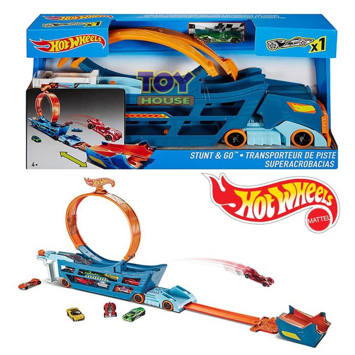 hot wheels stunt and go truck