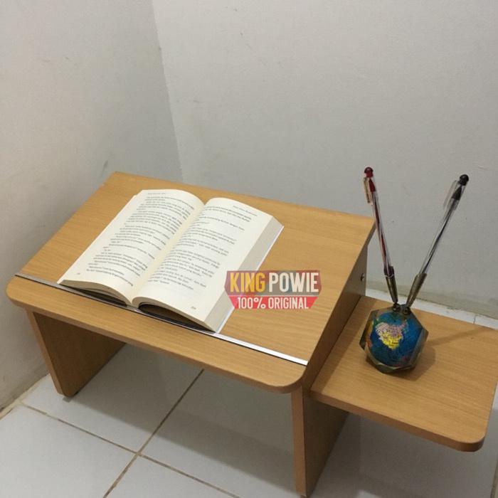Jual Meja Laptop Lesehan / Meja Baca Buku Warna Natural Indonesia