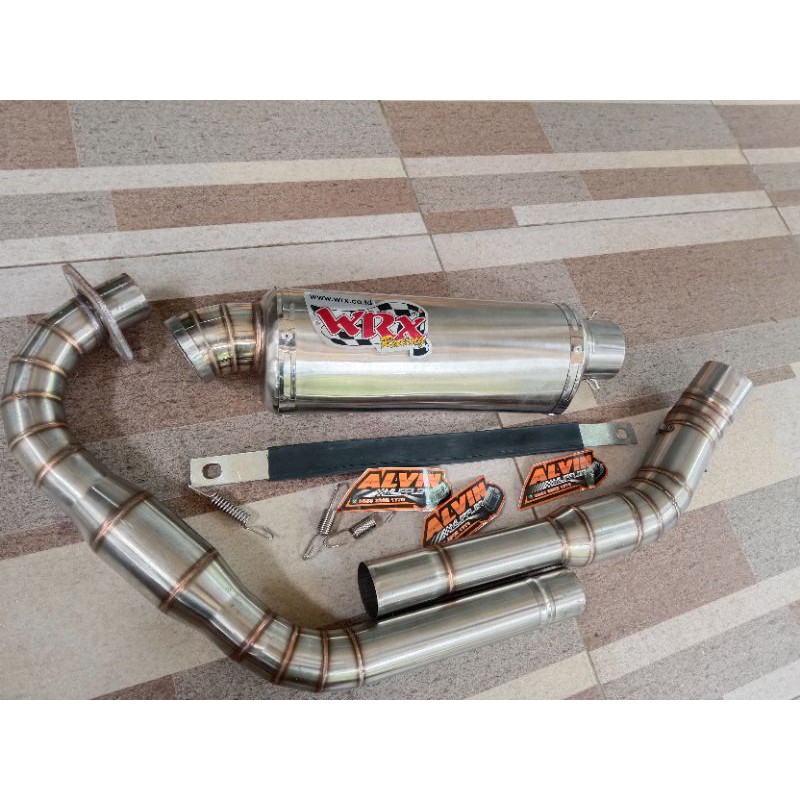 KNALPOT WRX OVAL LEHER BOM PNP GL SCORPIO VIXION CB MP