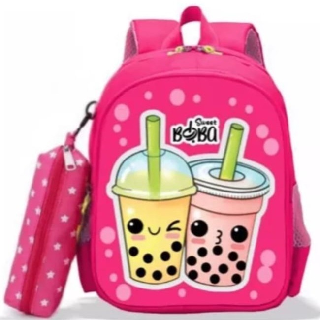 Tas Ransel sekolah anak sweet BOBA color full by arista