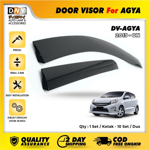 Talang Air / Door Visor DNY Agya – Injection High Quality