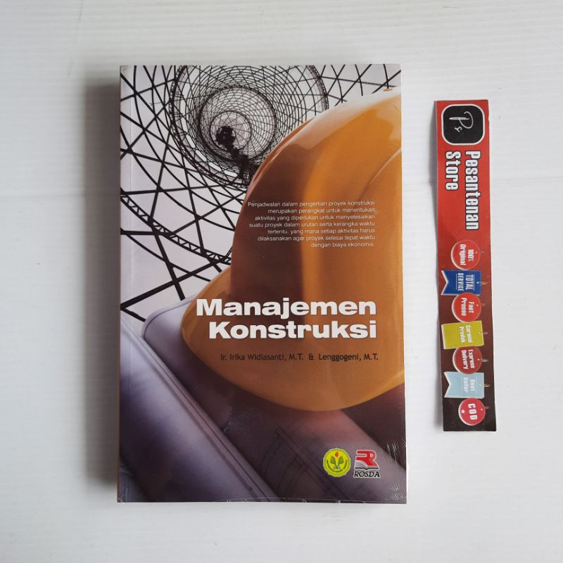 Jual BUKU ORIGINAL MANAJEMEN KONSTRUKSI BUKU TEKNIK BUKU MANAJEMEN ...