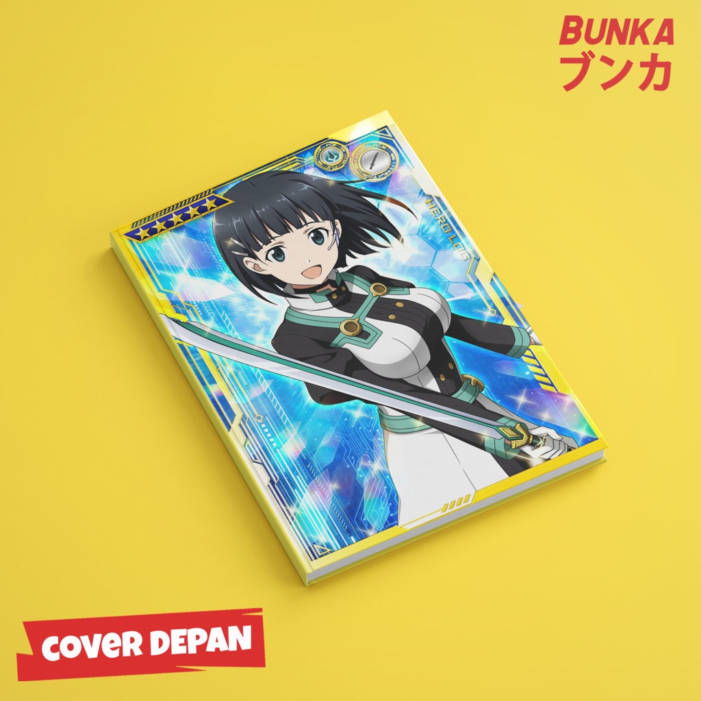 

Notebook Anime Sword Art Online Kirigaya Suguha Hardcover A5 Buku Tulis Catatan Notes Agenda Planner Jurnal
