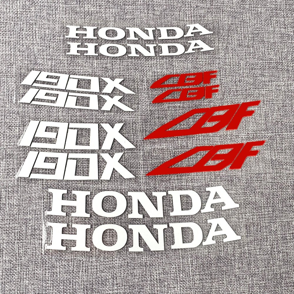 1 Set Stiker Reflektif Anti Air Untuk Dekorasi Motor Honda 190X CBF,CBF 190R,CB 190X,190R CB