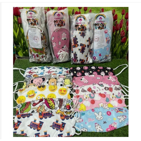 Masker Anak Cewe Cowo Karakter dan Mix KF anak Karakter