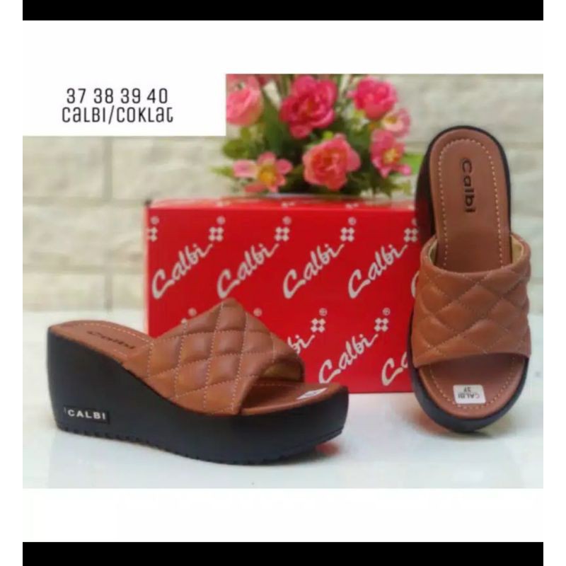 GROSIR Sandal Wedges Calbi W02 | Sandal wedges Cewek