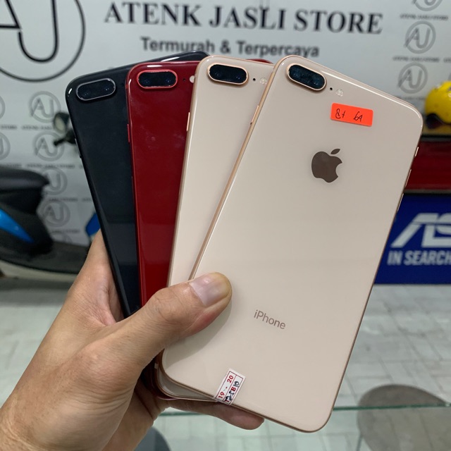 Second Origianl Iphone 8 Plus 64gb Ex Inter Mulus Fulset Shopee Indonesia