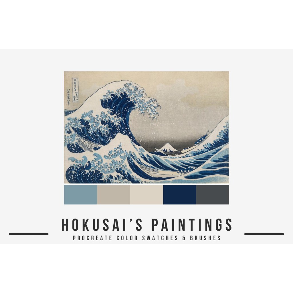 Procreate Brush - Hokusai's Art