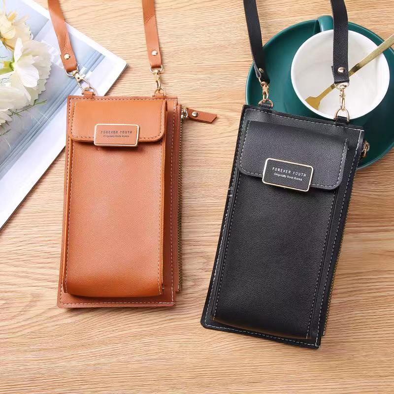 ( Fy ) Dompet Pocket Tempat Hp Wanita Tas Dompet Selempang Wanita Import Murah Real Pict