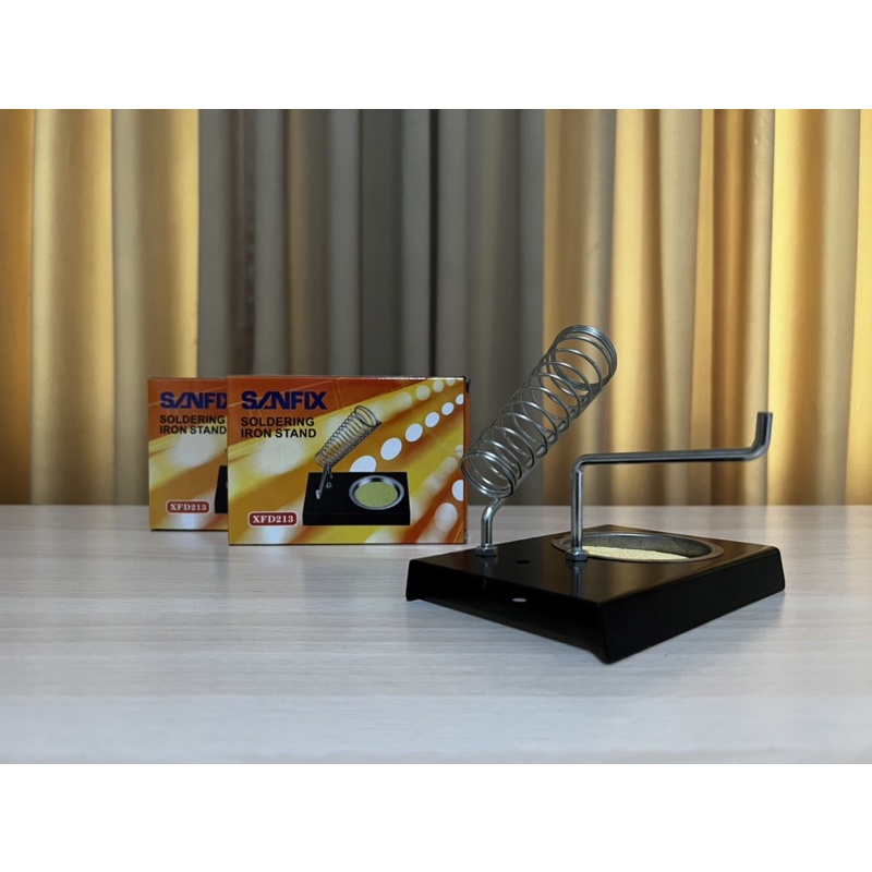 SOLDER STAND HOLDER DUDUKAN PEGANGAN BESI TIMAH BUSA SANFIX XFD213