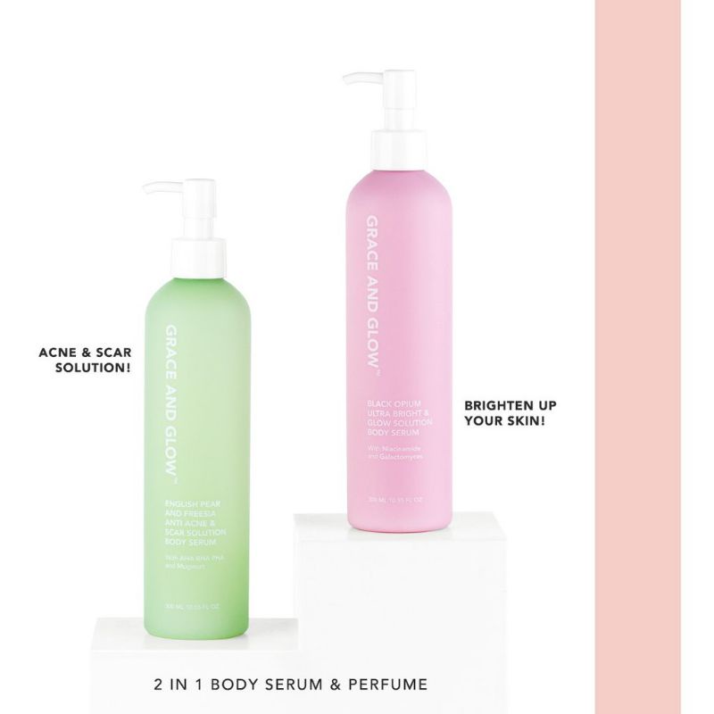 Grace and Glow Body Serum English Pear Freesia Black Opium Body Lotion / Grace & Glow