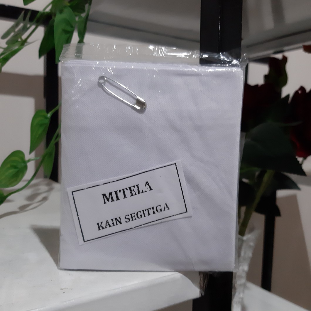 Mitela kain segitiga kain pmr kain pmi Shopee Indonesia