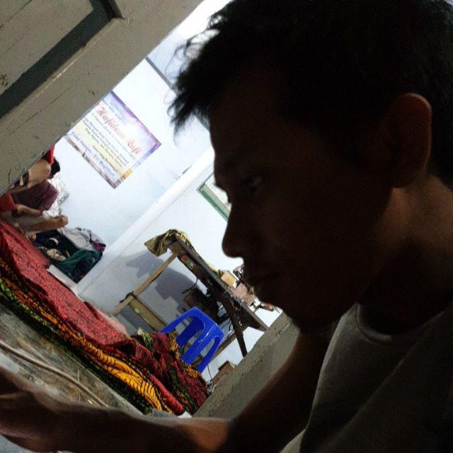 Batik Dolby Dolbi Dobby Doby Tenun Sutra Tulis Katun Atbm Baron Atasan Batik Wanita Sogan Srg308