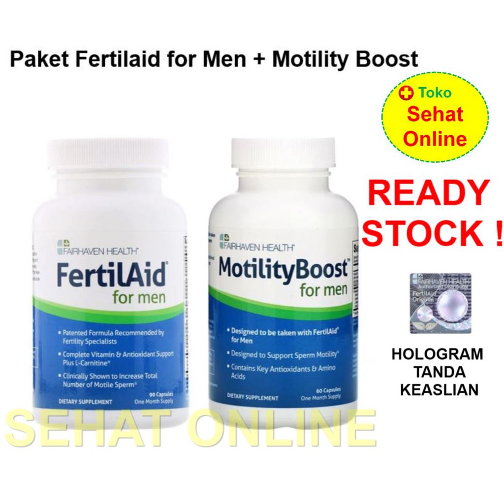 FertilAid for Men 90 Kapsul + Motility Boost 60 Kapsul